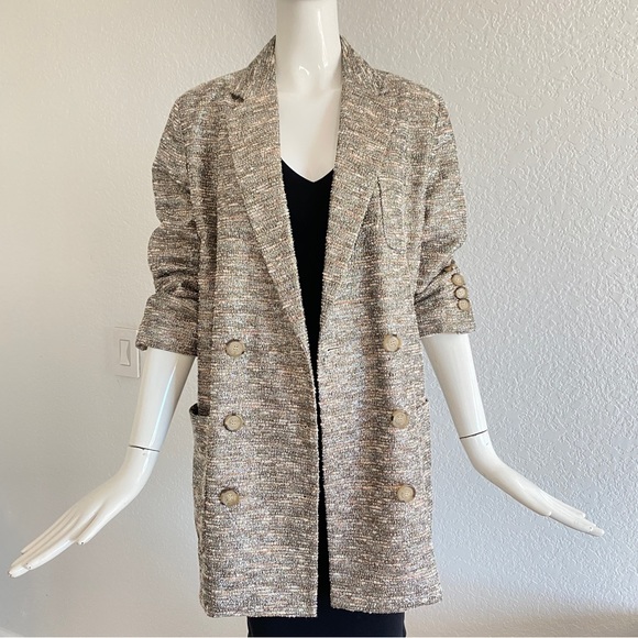 MARC BY MARC JACOBS metallic Bouclé tweed jacket - Picture 3 of 16